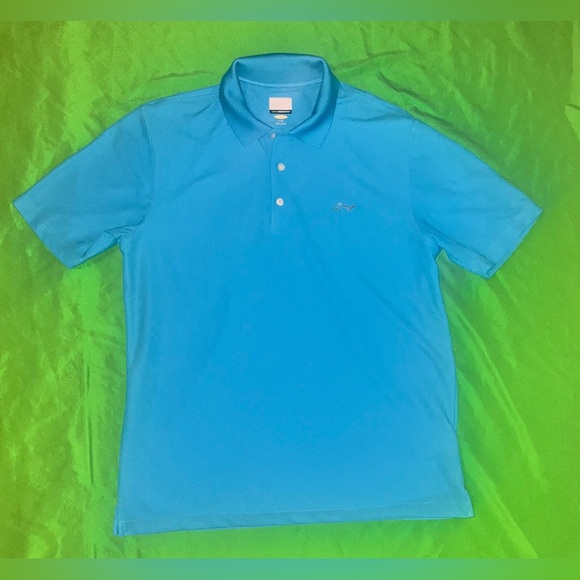 Greg Norman Men's Blue Polo Shirt size Large - Picture 1 of 5